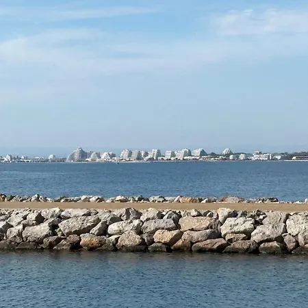 Apartman Cap Marina By L'avenue - Vue Xxl - Terrasse Au Bord De L'eau - Plein Sud - 2 - Port Camargue *