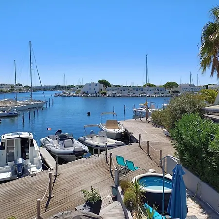 Appartamento Cap Marina By L'avenue - Vue Xxl - Jacuzzi - Terrasse Au Bord De L'eau - Plein Sud - 2 - Port Camargue *